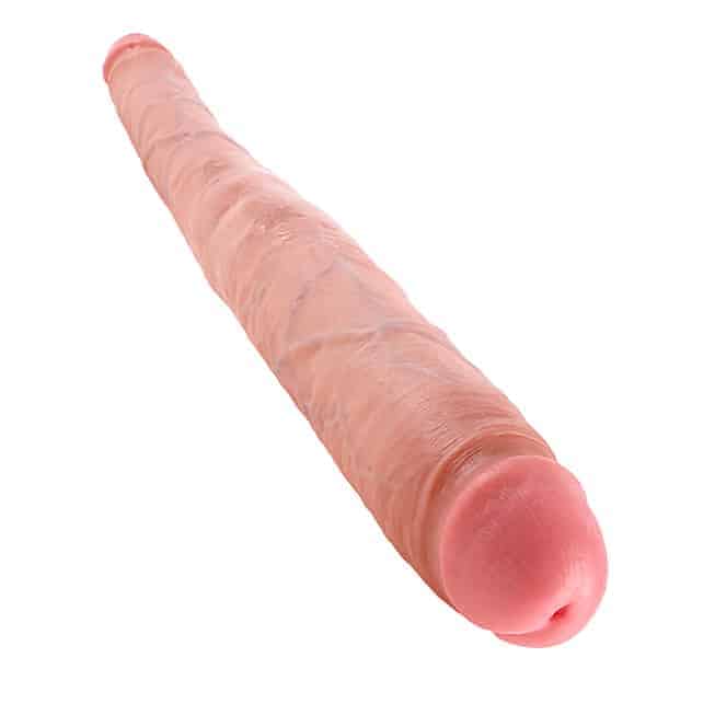 Фаллоимитатор двухсторонний PipeDream Tapered Double Dildo 40 см, телесный - фото 3