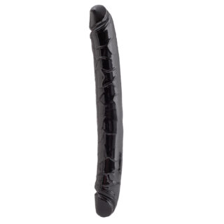 Двусторонний фаллоимитатор Toyfa Black & Red 31 см, черный
