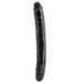 Двусторонний фаллоимитатор Toyfa Black & Red 31 см, черный