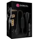 Двусторонний гибкий вибростимулятор Dorcel Dual Explorer, черный