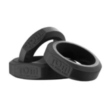 Эрекционные Кольца Tom of Finland из силикона, черный 