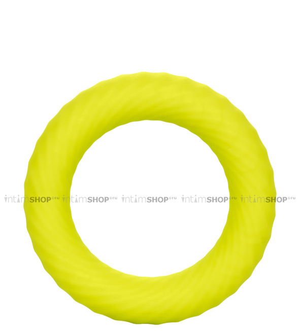 

Эрекционное кольцо CalExotics Link Up Ultra-Soft Edge, желтое