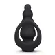 Эрекционное кольцо LoveToys Combo Master Cockring Plug с анальным стимулятором, без вибрации