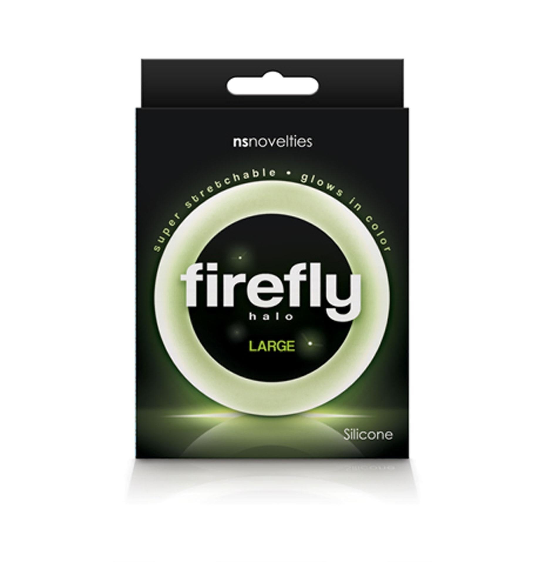 Эрекционное кольцо Firefly Halo Cockring, белый, S