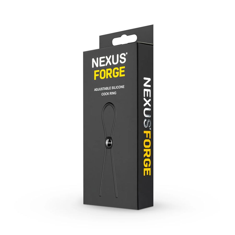 Эрекционное кольцо-лассо Nexus Forge, черное