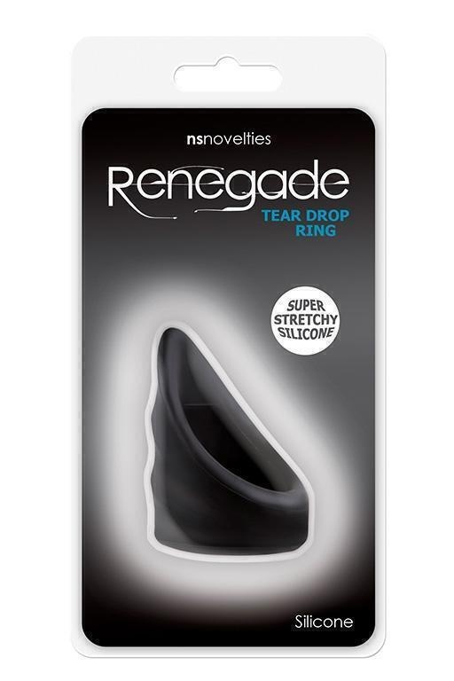 Эрекционное Кольцо Renegade Tear Drop Cockring, черный
