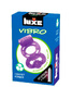 Эрекционное кольцо с вибрацией Luxe Vibro Секрет Кощея + презерватив, фиолетовое