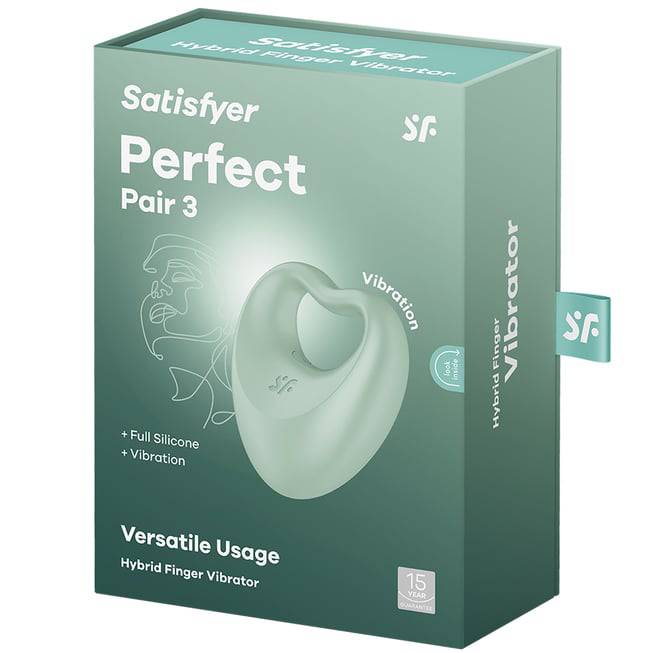 Вибратор 2 в 1 Satisfyer Perfect Pair 3, зеленый - фото 2