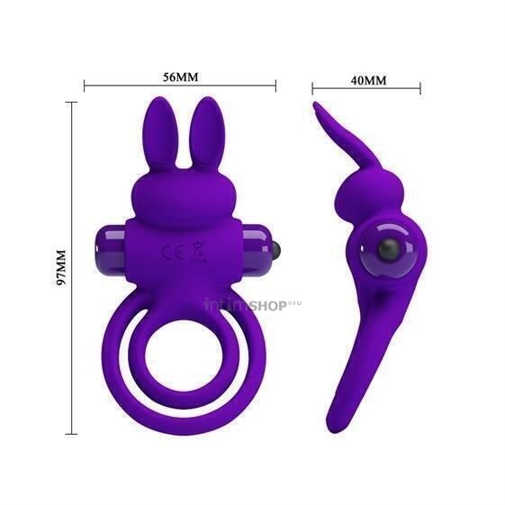 Эрекционное виброкольцо Baile Ring 3, фиолетовый