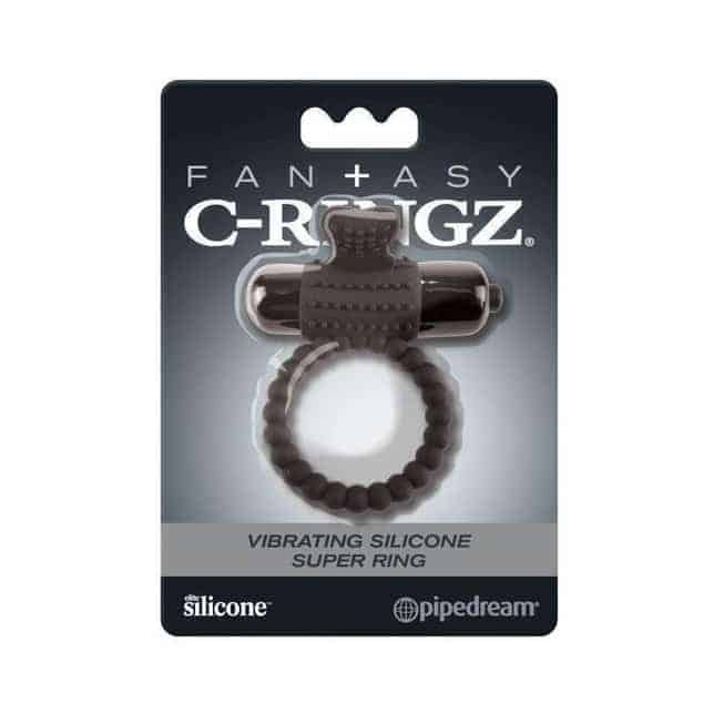 Эрекционное виброкольцо Pipedream Fantasy C-Ringz, чёрное от IntimShop