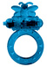 Эрекционное виброкольцо Toy Joy Flutter-Ring, синий