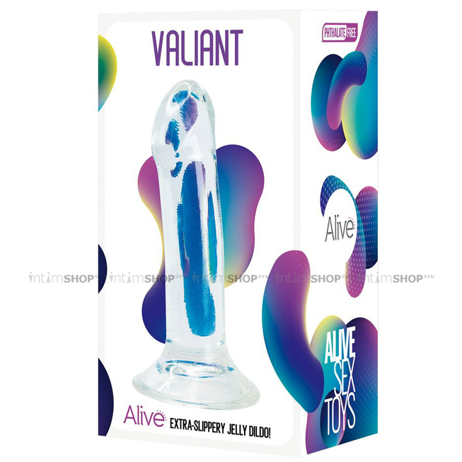 Фаллоимитатор Adrien Lastic Alive Valiant 18 см, бесцветный - фото 2