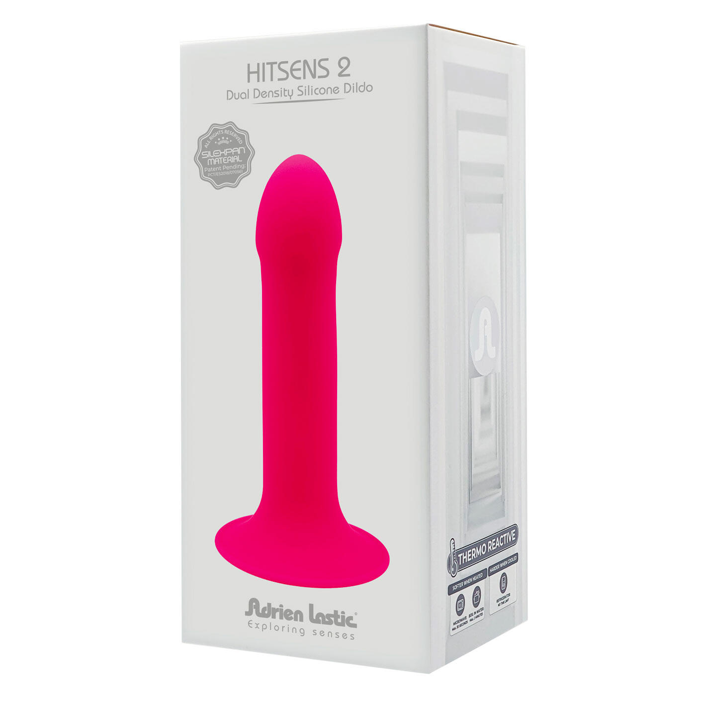 Фаллоимитатор Adrien Lastic Hitsens 2 с изменением формы 16.7 см, розовый