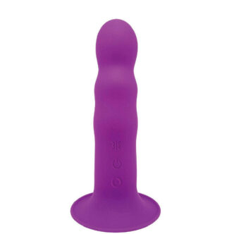 Фаллоимитатор Adrien Lastic Hitsens 3 с вибрацией и изменением формы 18.2 см, фиолетовый  