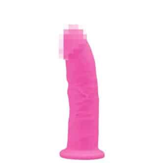 Фаллоимитатор Adrien Lastic SilexD Model 2 светящийся в темноте 15.4 см, розовый