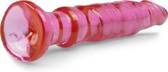 Фаллоимитатор Doc Johnson Crystal Jellies Anal Starter 15.2 см, розовый