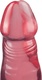 Фаллоимитатор Doc Johnson Crystal Jellies Anal Starter 15.2 см, розовый