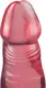 Фаллоимитатор Doc Johnson Crystal Jellies Anal Starter 15.2 см, розовый