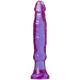 Фаллоимитатор Doc Johnson Crystal Jellies Anal Starter 15.2 см, фиолетовый