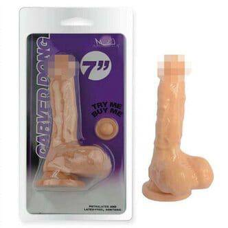 Фаллоимитатор Aphrodisia Carved Dong, 19,8 см, телесный