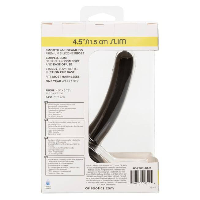 Фаллоимитатор Calexotics Boundless Slim Probe 11.5 см, черный - фото 6