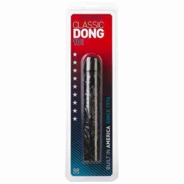 Фаллоимитатор Doc Johnson Classic Dong 10 Black, черный от IntimShop