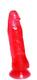 Фаллоимитатор Djaga Djaga №3 с присоской 17 см, красный
