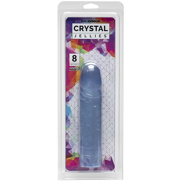 Фаллоимитатор Doc Johnson Crystal Jellies Classic Dong 19.7 см, бесцветный
