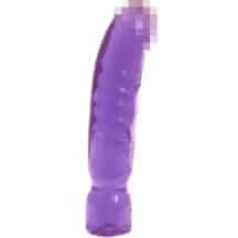 Фаллоимитатор Doc Johnson Crystal Jellies Big Boy 29.2 см, фиолетовый