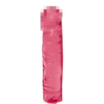Фаллоимитатор Doc Johnson Crystal Jellies Classic Dong 19.7 см, розовый