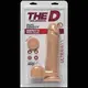 Фаллоимитатор Doc Johnson The D Ultraskyn Perfect D 20.3 см, ванильный
