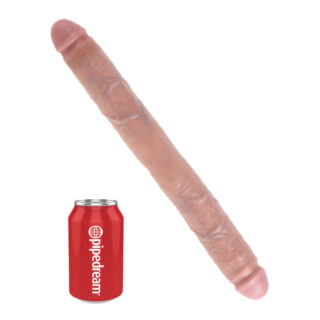 Фаллоимитатор двухсторонний PipeDream King Cock Thick Double Dildo, телесный