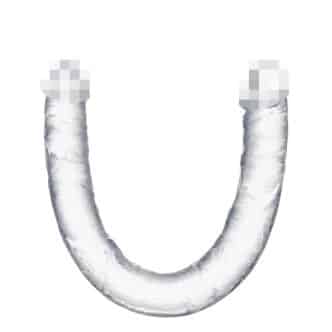Фаллоимитатор двусторонний Toyfa Double Dildo 40 см, бесцветный