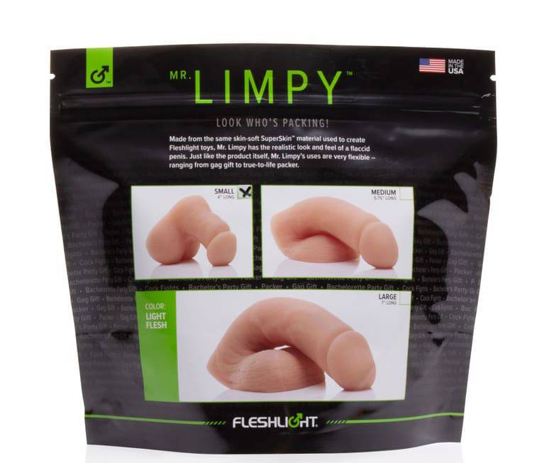 Фаллоимитатор мягкий Fleshlight Mr. Limpy Small 12.2 см, телесный - фото 5