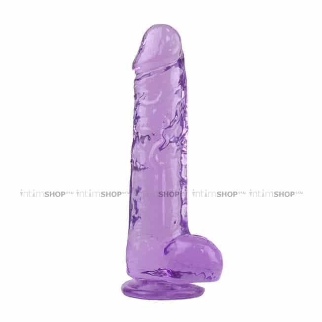 фото Фаллоимитатор Интимная жизнь Нарцисс 21.5 см, фиолетовый, купить