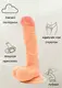 Фаллоимитатор Lola Games Nudes Ardent 19.5 см, телесный