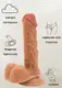 Фаллоимитатор Lola Games Nudes Fearless 16.8 см, темный телесный