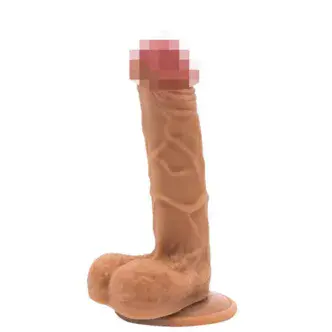 Фаллоимитатор Lola Games Nudes Handsome 19.5 см, темный телесный