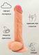 Фаллоимитатор Lola Games Nudes Reliable 18.9 см, телесный