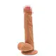 Фаллоимитатор Lola Games Nudes Steadfast 18.9 см, темный телесный