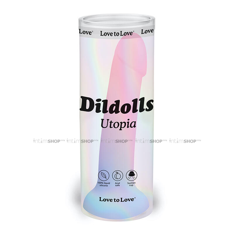 Фаллоимитатор Love To Love Dildolls Utopia 17.6 см, разноцветный
