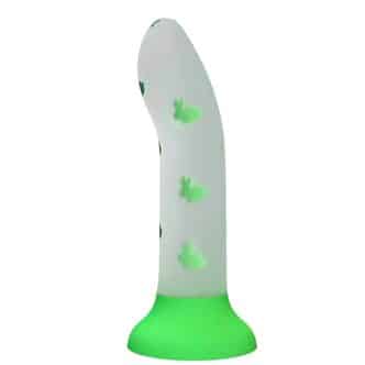 Фаллоимитатор светящийся в темноте Pretty Love Romantic Rendezvous, зелёный