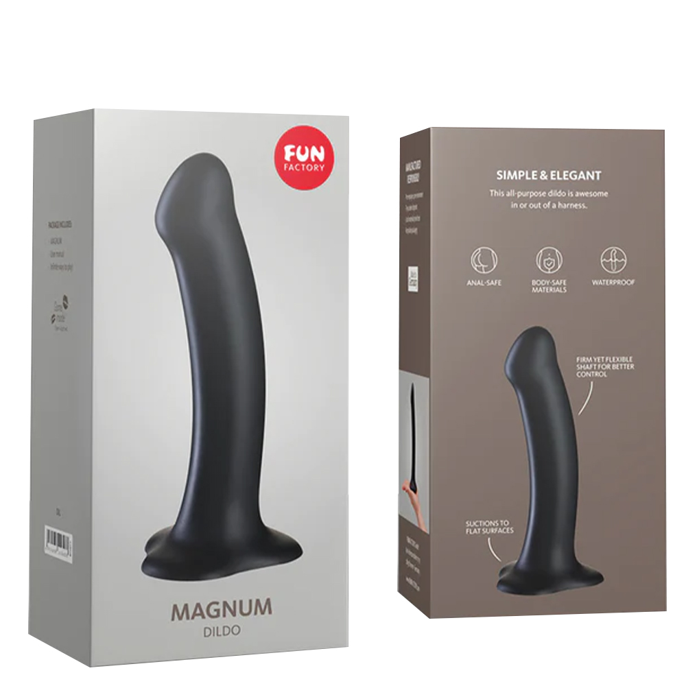 Фаллоимитатор Fun Factory Magnum 18.3 см, чёрный