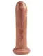 Фаллоимитатор на присоске необрезанный Pipedream King Cock 7" Uncut Cock, загорелый