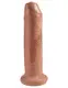 Фаллоимитатор на присоске необрезанный Pipedream King Cock 7" Uncut Cock, загорелый