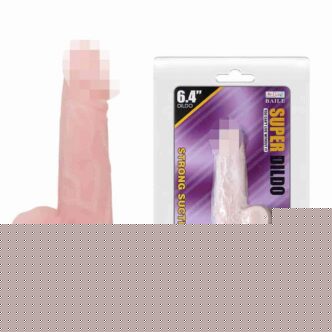 Фаллоимитатор на присоске Super Dildo Baile, 16 см, телесный