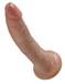 Фаллоимитатор на присоске PipeDream King Cock 17.8 см, светло-коричневый