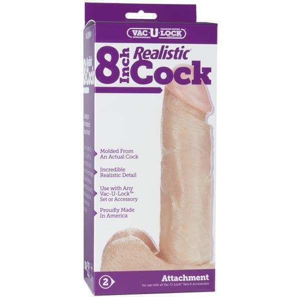 Фаллоимитатор Doc Johnson Harness Realistic Cock 20 см, телесный