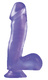 Фаллоимитатор PipeDream Basix Rubber Works 17 см, фиолетовый