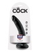 Фаллоимитатор на присоске PipeDream King Cock 17.8 см, чёрный
